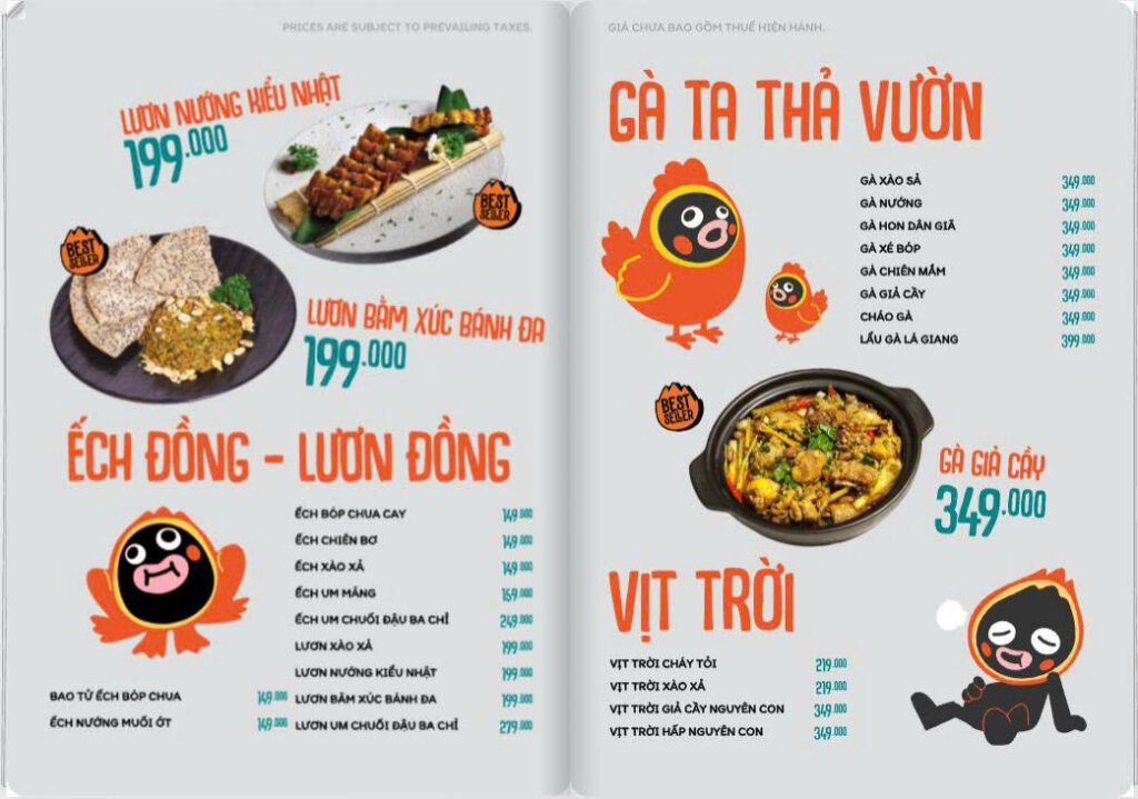 Menu Quán B40 Đà Nẵng (5)