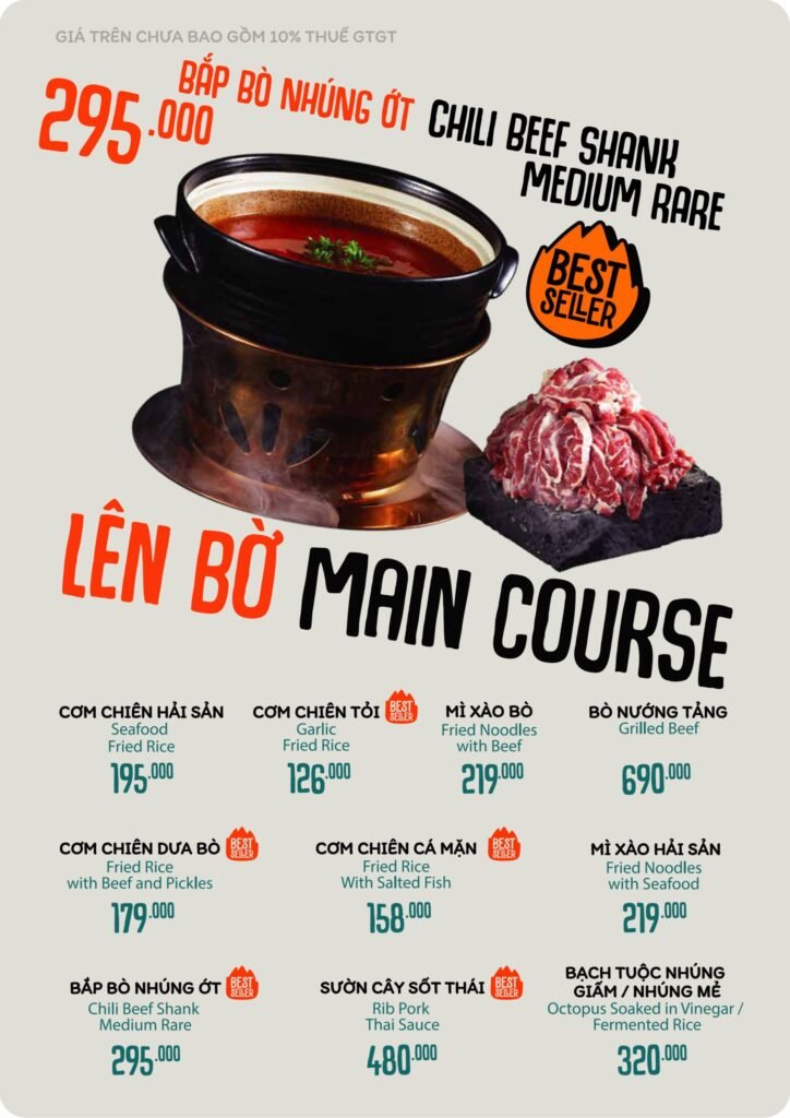 Menu Thực Đơn Quán Nhậu B40 Saigon (16)