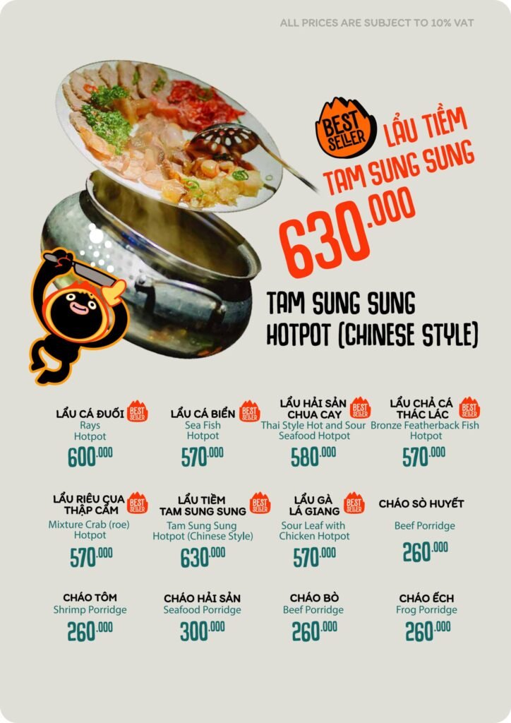 Menu Thực Đơn Quán Nhậu B40 Saigon (17)