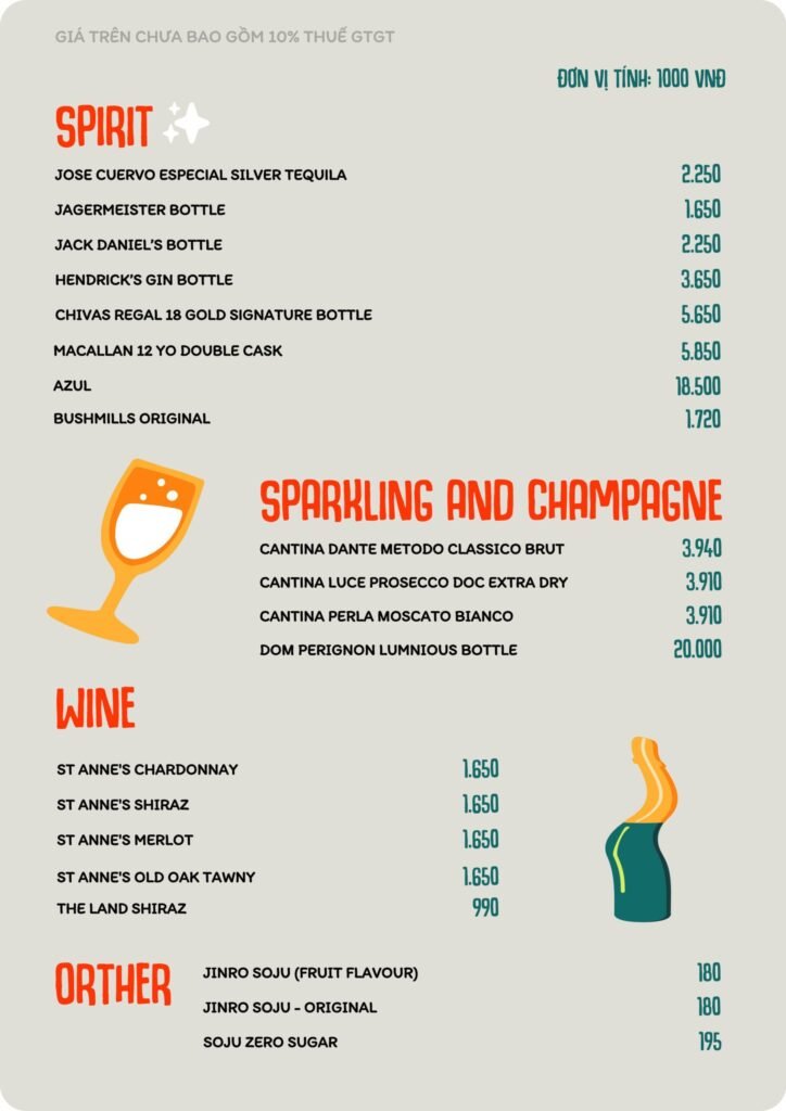 Menu Thực Đơn Quán Nhậu B40 Saigon (22)