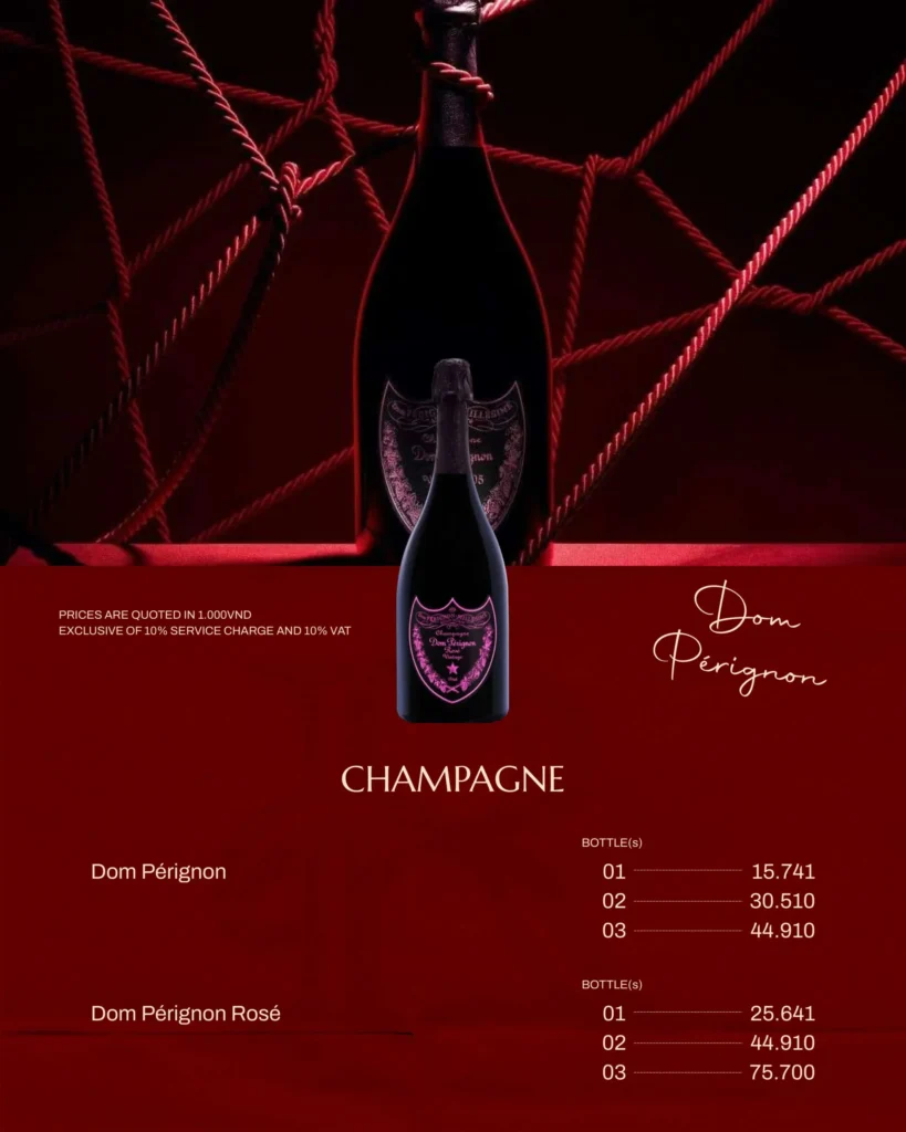 Menu Rever Lounge Cruise Thực Đơn (3)